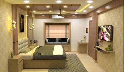 Ceiling, Furniture, Lighting, Storage, Bedroom Designs by Interior Designer श्री khatu shyam  enterprise, Faridabad | Kolo