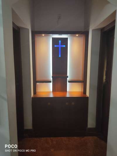 Prayer Room Designs by Carpenter Balachandran Balu, Thrissur | Kolo