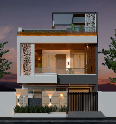 Exterior, Lighting Designs by 3D & CAD anish khan, Jaipur | Kolo