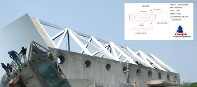 Roof Designs by Contractor Crownfaba engineerings, Ernakulam | Kolo