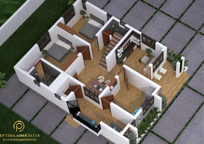 Plans Designs by Civil Engineer Optima  Associates, Palakkad | Kolo
