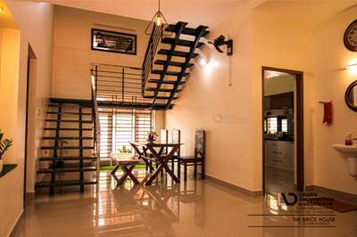 Dining, Staircase Designs by Architect VYSHAKH K, Malappuram | Kolo