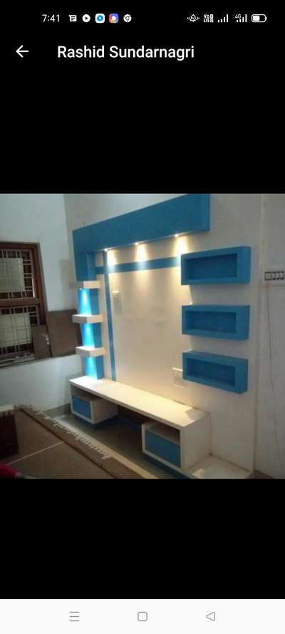 Lighting, Living, Storage Designs by Contractor Mohd Aashiq, Delhi | Kolo