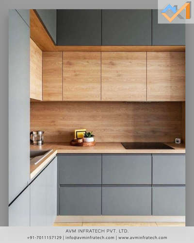 Kitchen, Storage Designs by Architect AVM Infratech Pvt Ltd , Delhi | Kolo