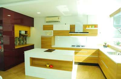 Kitchen, Storage Designs by Architect Niju George, Alappuzha | Kolo