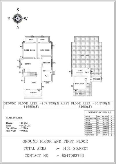 Plans Designs by Civil Engineer Merlin V Vincent , Thrissur | Kolo
