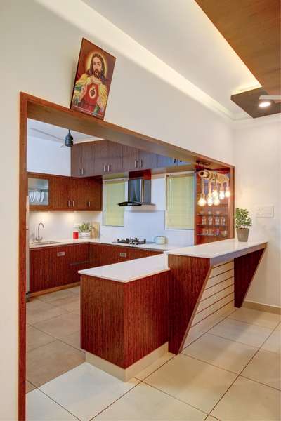 Kitchen, Lighting, Storage Designs by Architect alex nalinan, Thiruvananthapuram | Kolo
