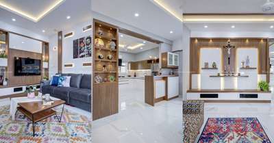 Ceiling, Furniture, Lighting, Living, Storage, Table Designs by Interior Designer Woodnest  Developers, Thrissur | Kolo