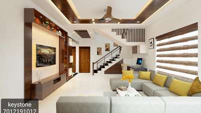 Living, Furniture, Home Decor, Staircase Designs by Civil Engineer r rakesh, Thiruvananthapuram | Kolo