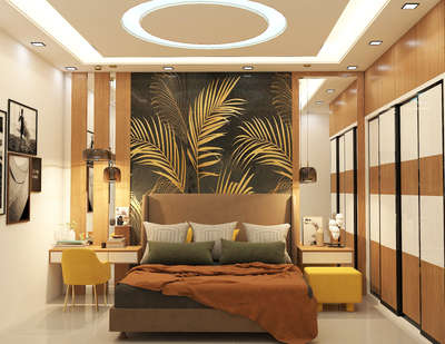 Ceiling, Furniture, Storage, Bedroom Designs by Interior Designer Råvi Patidar, Jaipur | Kolo