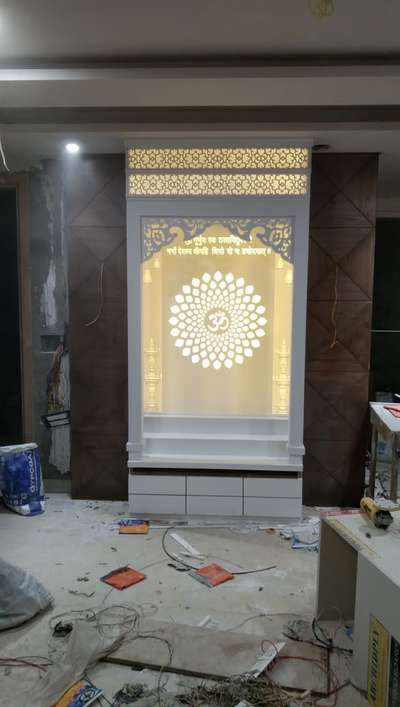 Prayer Room, Storage Designs by Building Supplies Gore Lal, Noida | Kolo
