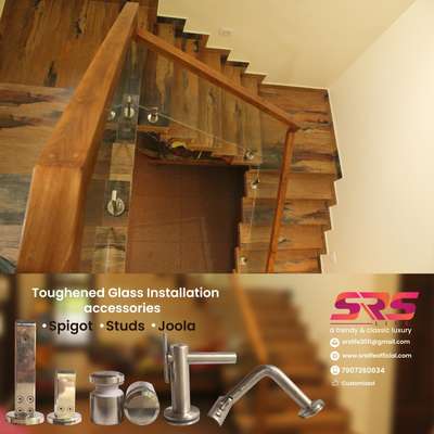 Staircase Designs by Glazier SRS  LIFE , Palakkad | Kolo