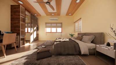 Bedroom, Furniture, Storage, Ceiling Designs by Architect Mohammed Shinas, Palakkad | Kolo