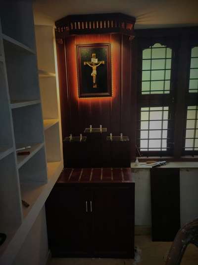 Lighting, Prayer Room, Storage, Window Designs by Fabrication & Welding sogin soman, Thrissur | Kolo
