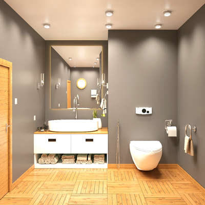 Bathroom Designs by Interior Designer ATTIC DESIGN STUDIO, Kollam | Kolo