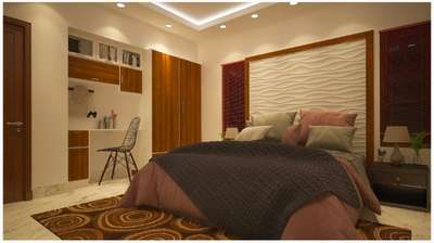 Bedroom Designs by 3D & CAD Arjun Unnikrishnan, Pathanamthitta | Kolo