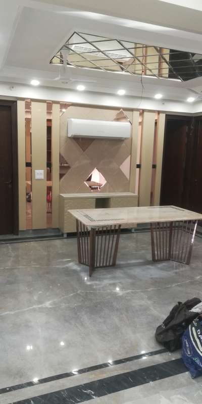 Ceiling, Table, Storage, Lighting, Wall Designs by Contractor Taukeer Ahamad, Delhi | Kolo