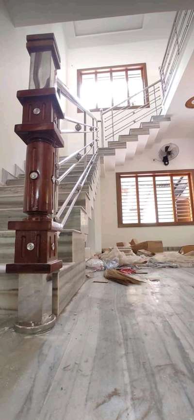 Staircase Designs by Fabrication & Welding Anoop Kunjumon, Kottayam | Kolo