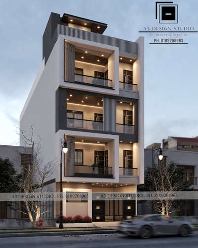 Exterior Designs by Architect A3 DESIGN  STUDIO, Indore | Kolo