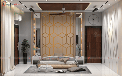 Ceiling, Bedroom, Furniture, Lighting, Storage Designs by Contractor Sharukh Khan Khan, Indore | Kolo