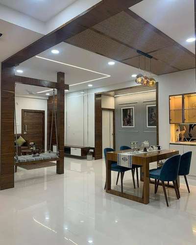 Dining, Furniture, Lighting, Table, Storage, Ceiling Designs by Interior Designer D3 Dream decor design , Kozhikode | Kolo