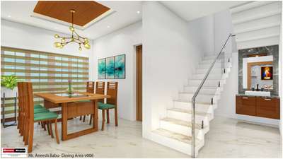 Furniture, Dining, Staircase, Table Designs by Architect morrow home designs , Thiruvananthapuram | Kolo
