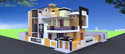Exterior Designs by Civil Engineer Er Laxman Gurjar, Sikar | Kolo