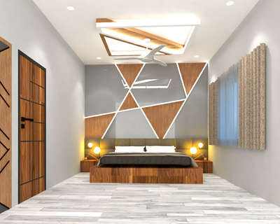 Ceiling, Furniture, Storage, Bedroom, Wall Designs by Interior Designer udita soni, Dewas | Kolo