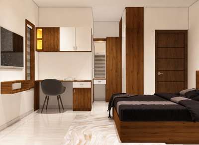 Furniture, Storage, Bedroom, Door Designs by Interior Designer Binoy George, Ernakulam | Kolo