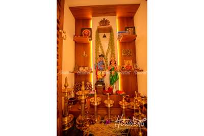 Prayer Room Designs by Interior Designer Nithin pallikal, Thrissur | Kolo