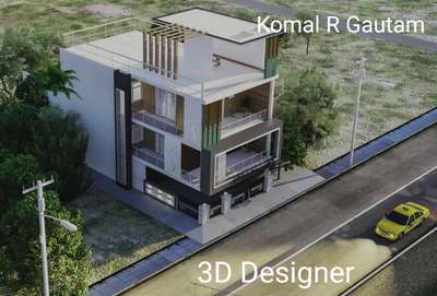 Exterior Designs by Architect komal R Gautam, Delhi | Kolo