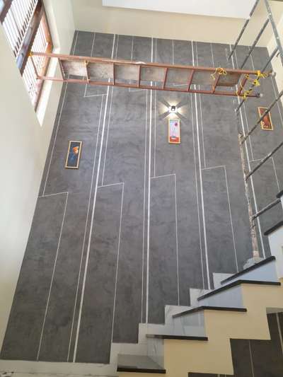 Staircase, Wall Designs by Painting Works suresh poolakkal, Malappuram | Kolo