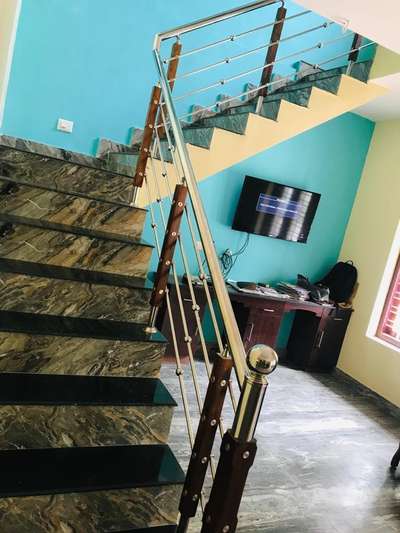 Staircase Designs by Contractor BENSHAD  SALIM , Thiruvananthapuram | Kolo