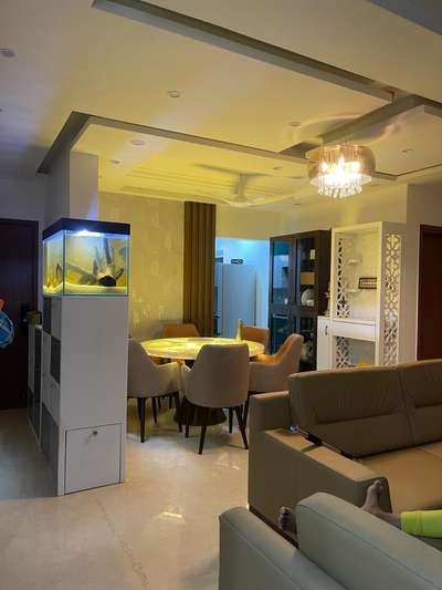 Ceiling, Dining, Furniture, Lighting, Table Designs by Interior Designer Muskaan Lakhotia, Jaipur | Kolo