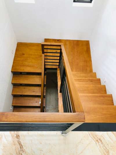 Staircase Designs by Civil Engineer Johnson Joseph, Pathanamthitta | Kolo