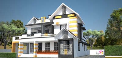 Exterior Designs by Civil Engineer Rijo Raju, Kollam | Kolo