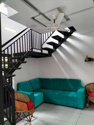 Ceiling, Living, Furniture, Staircase, Storage Designs by Civil Engineer Muraleedharan   KV , Malappuram | Kolo