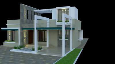 Exterior Designs by Contractor sunil kumar  K M, Kottayam | Kolo