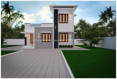 Exterior, Lighting Designs by 3D & CAD 3d official  shameena manzoor, Malappuram | Kolo