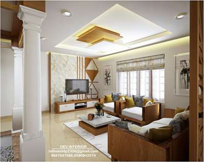 Lighting, Living, Furniture, Table, Storage, Ceiling Designs by Interior Designer Nitheesh TP, Ernakulam | Kolo
