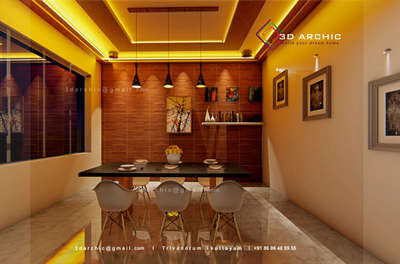 Dining, Home Decor Designs by Architect 🦋3DArchic 𝙳𝙴𝚂𝙸𝙶𝙽𝙴𝚁𝚂🦋, Thiruvananthapuram | Kolo