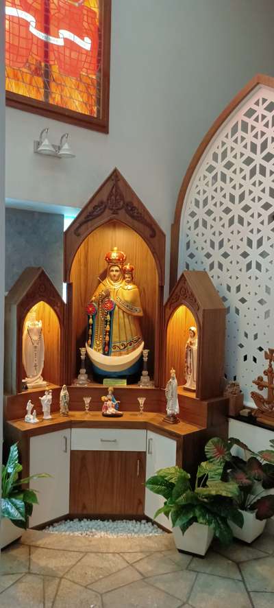 Lighting, Prayer Room Designs by Interior Designer Sajeesh Venu, Thrissur | Kolo