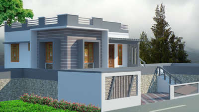 Exterior Designs by 3D & CAD Chandhu R, Thiruvananthapuram | Kolo