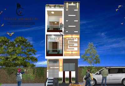 Exterior, Lighting Designs by Civil Engineer Ankur Kashyap, Indore | Kolo