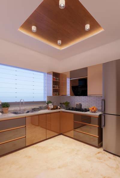 Ceiling, Storage, Kitchen Designs by 3D & CAD Fazil sthaayi, Kozhikode | Kolo