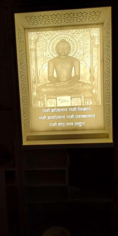Lighting, Prayer Room, Storage Designs by Contractor Deepak Chaurasiya, Ghaziabad | Kolo