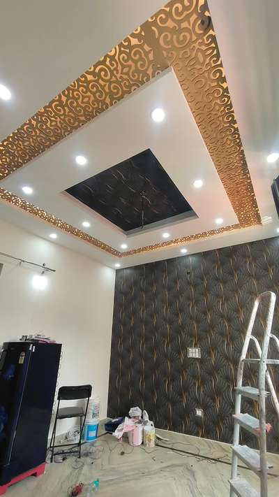 Ceiling, Lighting, Wall Designs by Contractor Neeraj Kumar yadav, Delhi | Kolo