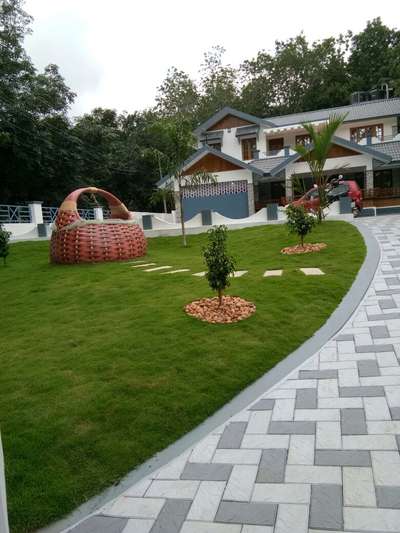 Exterior Designs by Gardening & Landscaping Suresh Sudhi, Thiruvananthapuram | Kolo