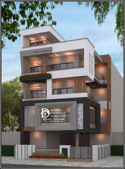 Exterior, Lighting Designs by 3D & CAD Rahul  Paliwal, Indore | Kolo