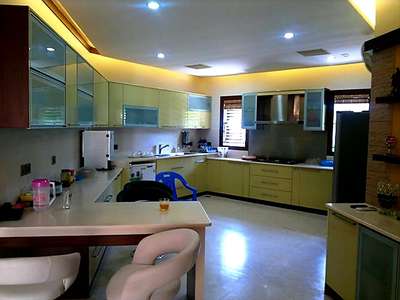 Ceiling, Lighting, Furniture, Kitchen, Storage Designs by Interior Designer unni Krishnan, Ernakulam | Kolo